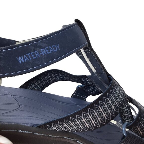 Jambu Sport Sandals NWOT Bay Water Ready Vegan Blue Size 7 Strappy Webbing Adj - Picture 7 of 10